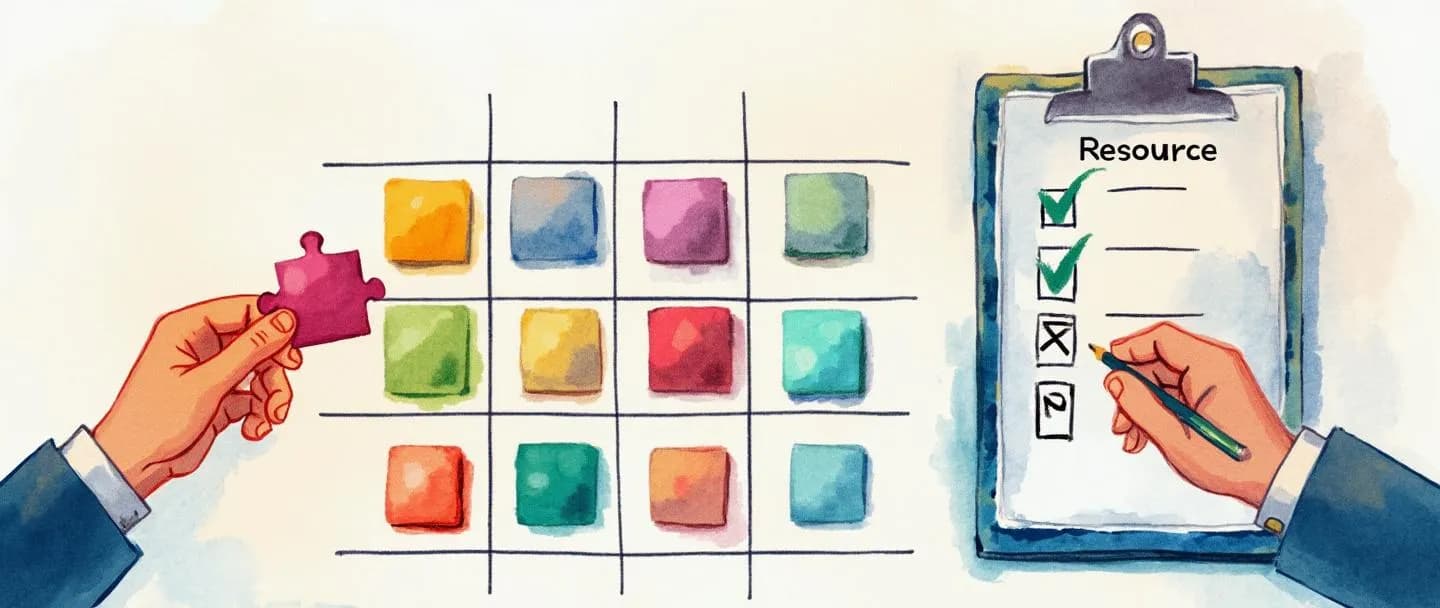 O que é matriz de alocação de recursos?