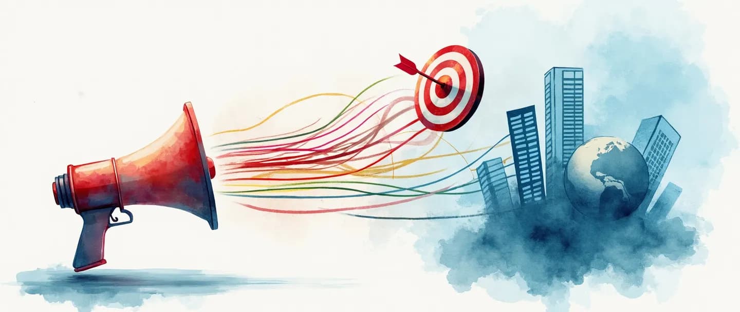 O que é objetivos de comunicação externa?