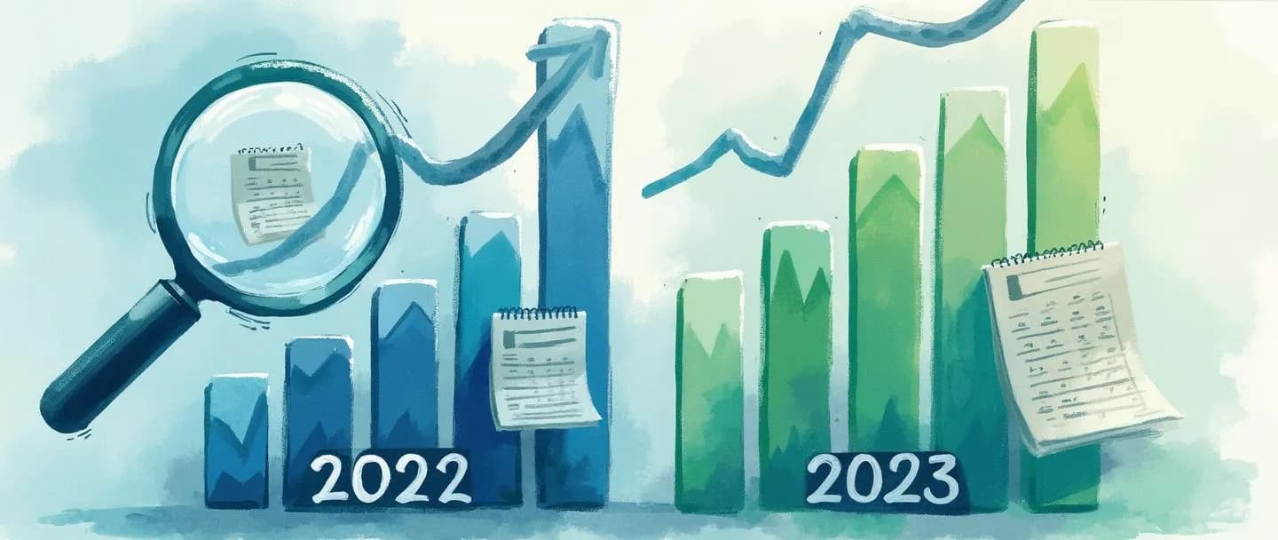 O que é year-over-year analysis?