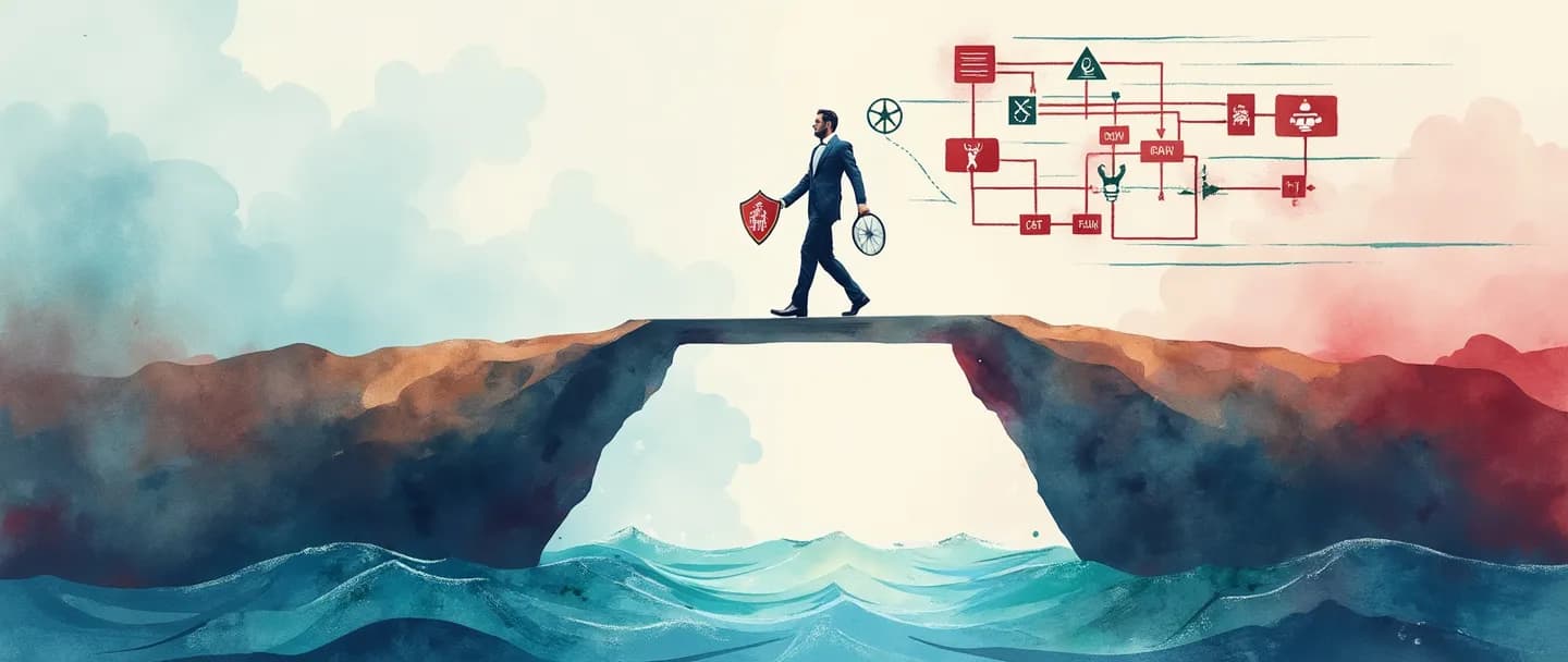 O que é liderança de riscos corporativos?