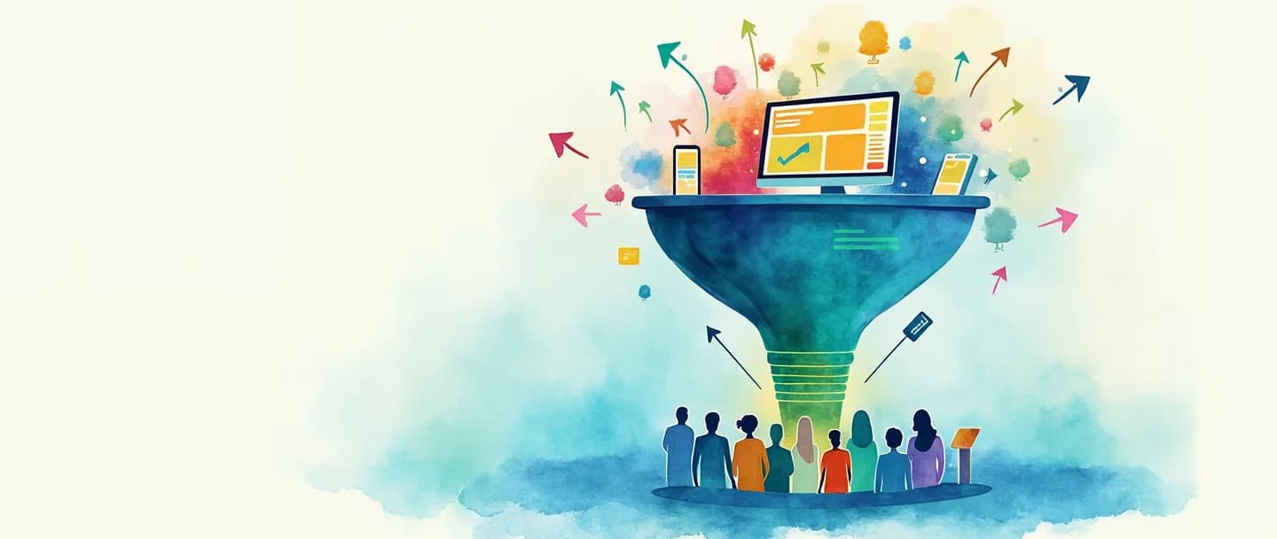 O que é web conversion funnel?