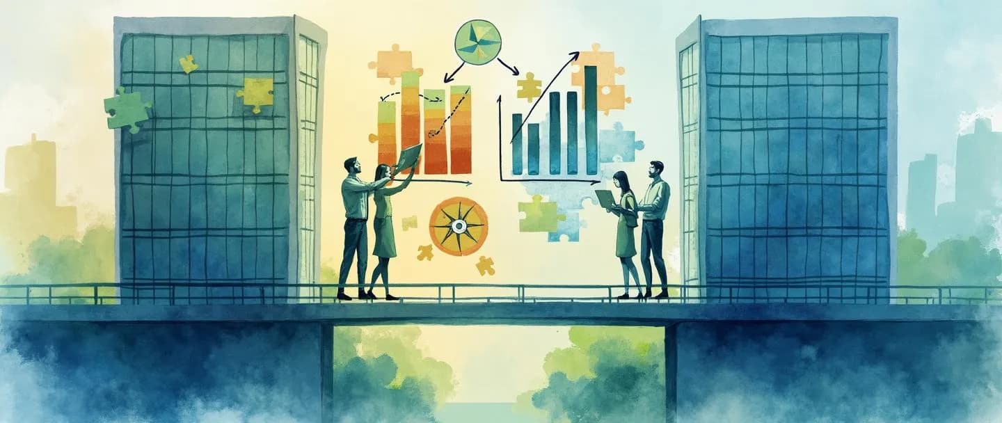 O que é benchmarking interno cruzado?