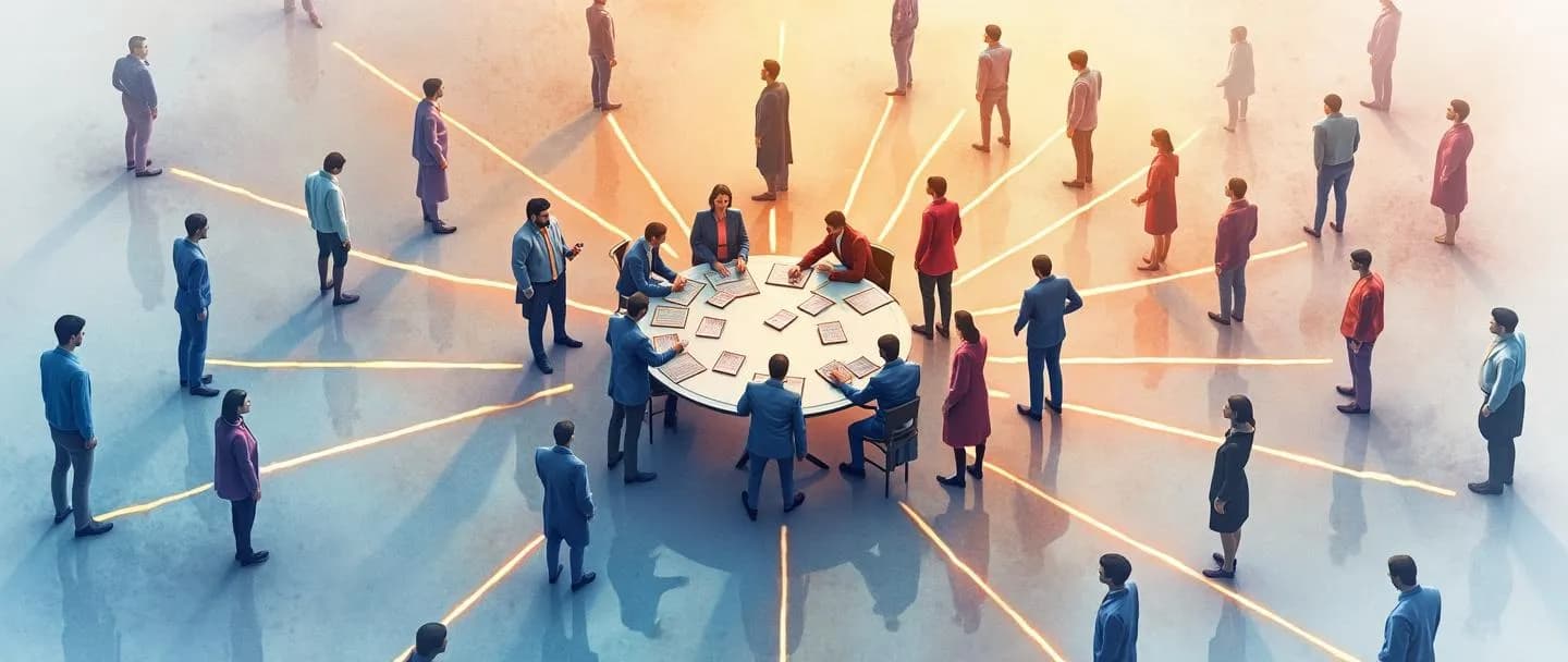 O que é organização horizontal?