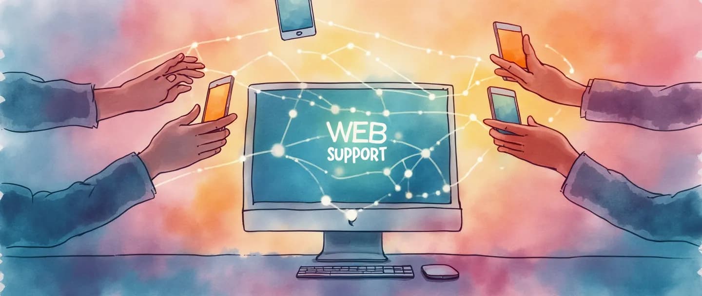 O que é web support?