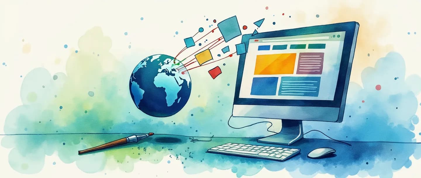 O que é web content creation?