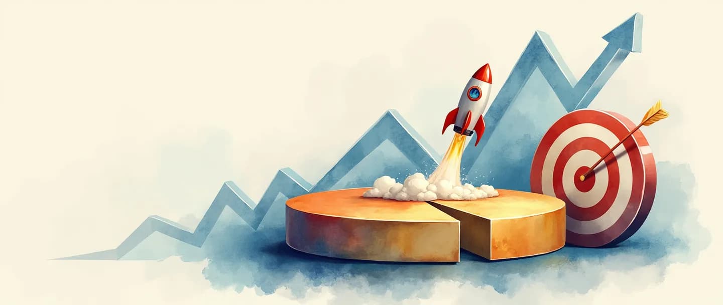 O que é objetivos de crescimento de market share?