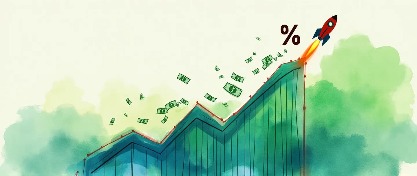 O que é taxa de crescimento de receita?