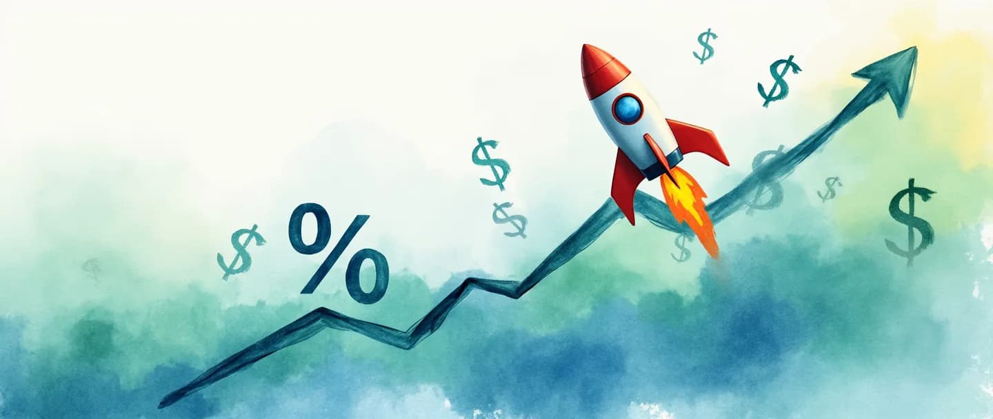 O que é taxa de aumento de vendas?