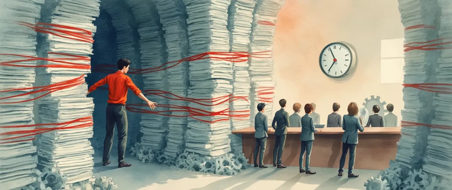 O que é burocracia organizacional?