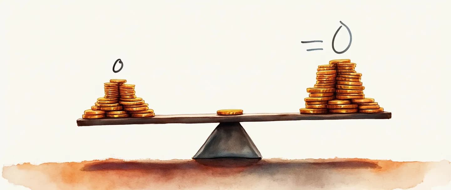 O que é zero-sum game?