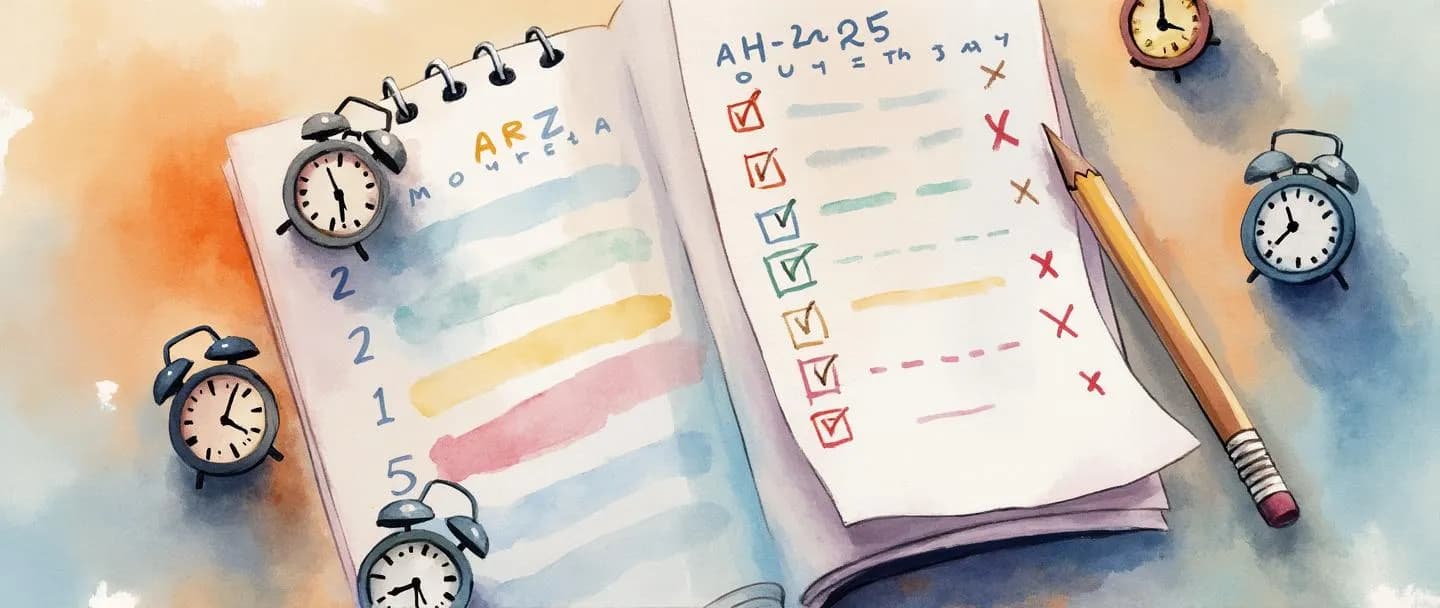 O que é calendário de planejamento?